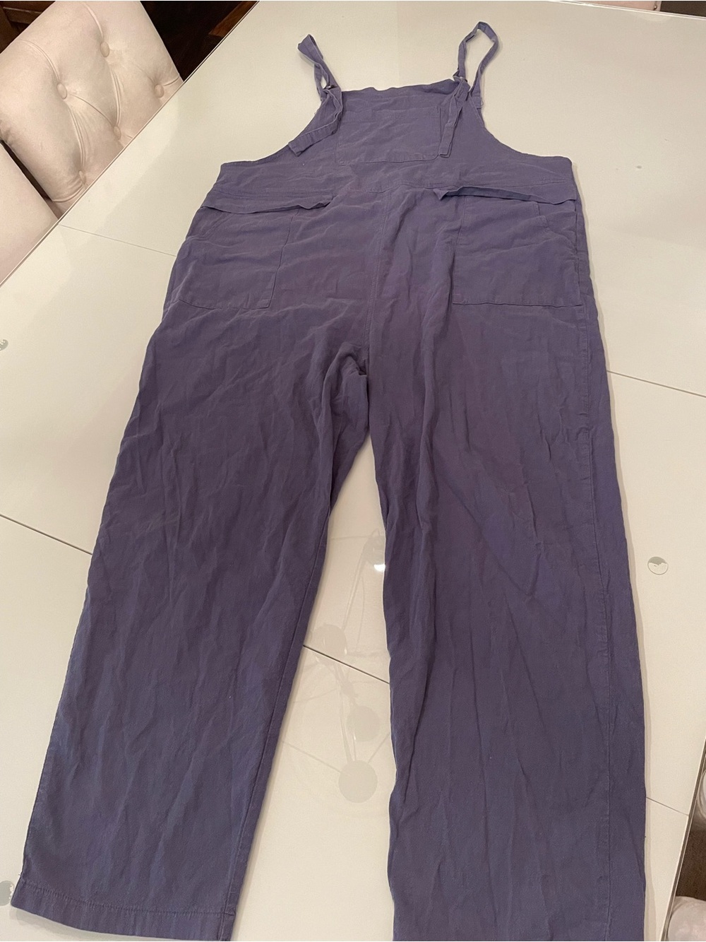 Women’s Slate Blue cotton Overalls